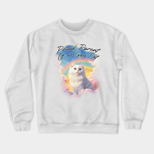 Proud Parent Of A Gay Cat Crewneck Sweatshirt